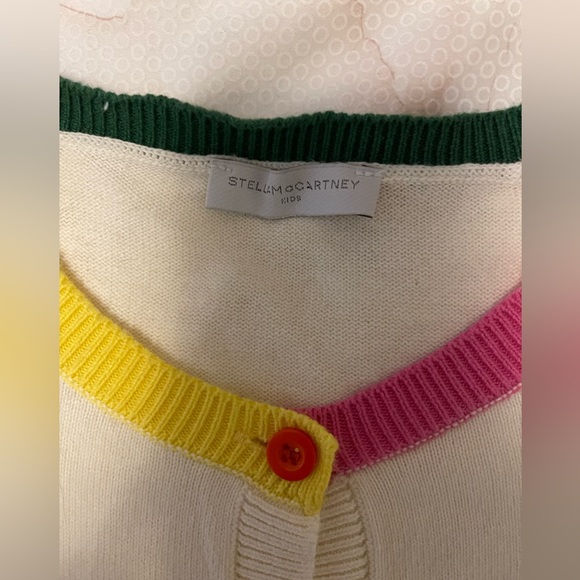 Stella McCartney Girls Rainbow Cardigan Fits XS Women - Picture 4 of 5